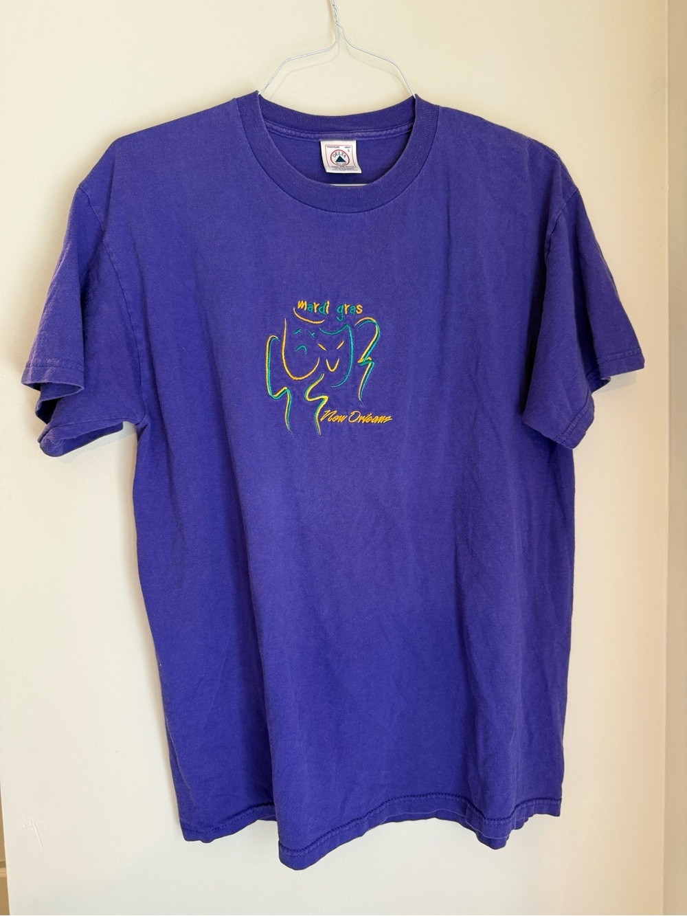 Vintage Embroidered Mardi Gras T Shirt